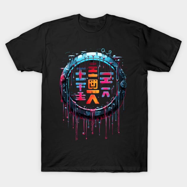 Cyber ring T-Shirt by ArtWearSplash